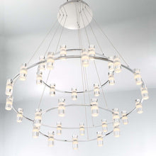 Load image into Gallery viewer, Netto LED Multi Tier Chandelier in Detail.
