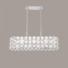 Load image into Gallery viewer, Perrene Linear Pendant Light in Detail.
