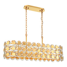 Load image into Gallery viewer, Perrene Linear Pendant Light in Detail.
