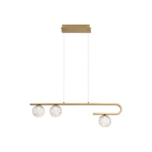 Load image into Gallery viewer, Phillimore LED Linear Pendant Light (3-Light).

