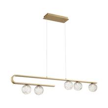 Load image into Gallery viewer, Phillimore LED Linear Pendant Light in Detail.
