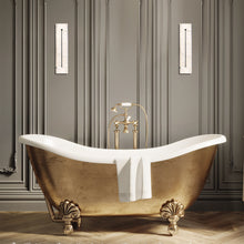 Load image into Gallery viewer, Santi LED Vanity Wall Light in bathroom.
