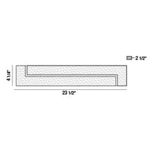 Load image into Gallery viewer, Santi LED Vanity Wall Light - line drawing.
