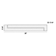 Load image into Gallery viewer, Santi LED Vanity Wall Light - line drawing.
