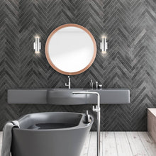 Load image into Gallery viewer, Seaton LED Bath Wall Light in bathroom.
