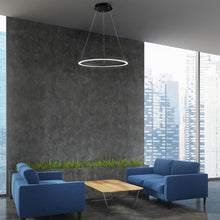 Load image into Gallery viewer, Spunto LED Chandelier in living room.
