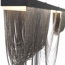 Load image into Gallery viewer, Tenda LED Linear Pendant Light in Detail.
