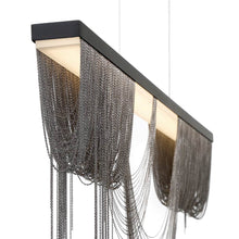 Load image into Gallery viewer, Tenda LED Linear Pendant Light in Detail.
