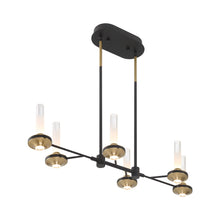 Load image into Gallery viewer, Torcia LED Linear Pendant Light in Detail.
