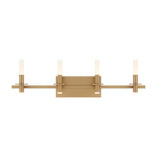 Load image into Gallery viewer, Torna LED Vanity Wall Light in Gold (4-Light).
