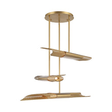 Load image into Gallery viewer, Umura LED Chandelier in Gold.
