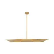 Load image into Gallery viewer, Umura LED Linear Pendant Light in Black.
