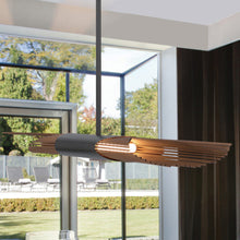 Load image into Gallery viewer, Umura LED Linear Pendant Light in living room.

