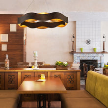 Load image into Gallery viewer, Vaughan LED Chandelier in restaurant.
