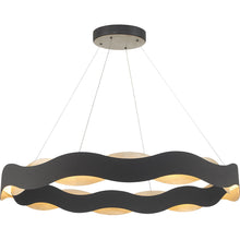 Load image into Gallery viewer, Vaughan LED Chandelier in Black/Vintage Nickel(Extra Large).
