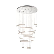 Load image into Gallery viewer, Verdura LED Chandelier in Grey.
