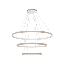 Load image into Gallery viewer, Verdura LED Multi Tier Chandelier in Grey (3-Ring).
