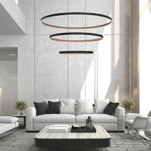 Load image into Gallery viewer, Verdura LED Multi Tier Chandelier in living room.
