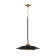 Load image into Gallery viewer, Welsh LED Pendant Light in Black (Small).
