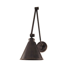 Load image into Gallery viewer, Exeter Wall Light in Brass/Old Bronze.
