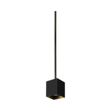 Load image into Gallery viewer, Exo 6 LED Pendant Light in 12-Inch/20-Degree/Matte Black / Black.
