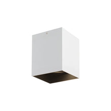 Load image into Gallery viewer, Exo LED Flush Mount Ceiling Light in Small/20-Degree/Matte White / Black.
