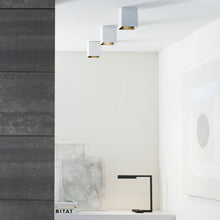 Load image into Gallery viewer, Exo LED Flush Mount Ceiling Light in - Exhibition.
