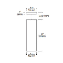 Load image into Gallery viewer, Exo LED Pendant Light - line drawing.
