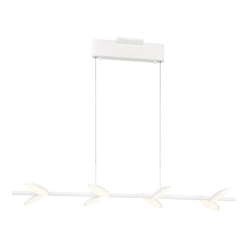Eyespy LED Pendant Light in Matte White.