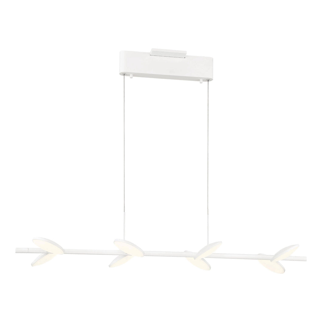 Eyespy LED Pendant Light in Matte White.