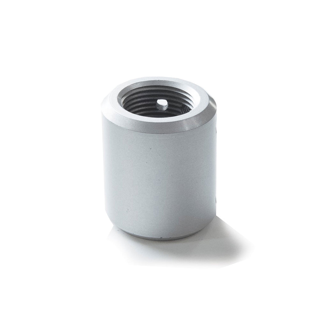 Fan Downrod Coupler for WAC Fans in Brushed Nickel.