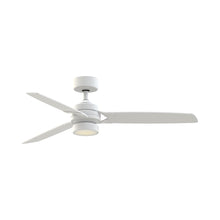 Load image into Gallery viewer, Amped LED Ceiling Fan in Matte White.
