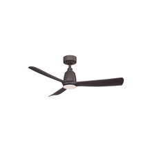 Load image into Gallery viewer, Kute Indoor / Outdoor LED Ceiling Fan in 44-Inch/Dark Bronze.
