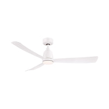 Load image into Gallery viewer, Kute Indoor / Outdoor LED Ceiling Fan in 52-Inch/Matte White.
