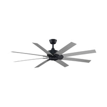 Load image into Gallery viewer, Levon Custom Ceiling Fanin Black/Brushed Nickel/64-Inch.
