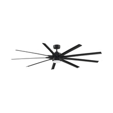 Load image into Gallery viewer, Odyn 84-Inch Indoor / Outdoor LED Ceiling Fan in Black/Black/120V.

