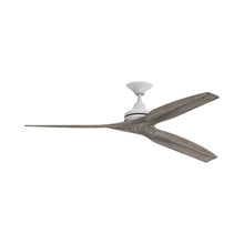 Load image into Gallery viewer, Spitfire Ceiling Fan in Matte White/Weathered Wood/48-Inch.

