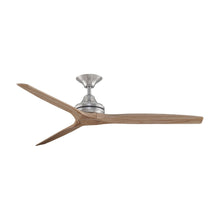 Load image into Gallery viewer, Spitfire Ceiling Fan in Brushed Nickel/Natural/60-Inch.
