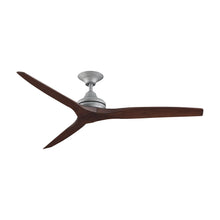 Load image into Gallery viewer, Spitfire Ceiling Fan in Galvanized/Whiskey Wood/60-Inch.
