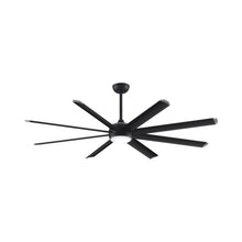 Load image into Gallery viewer, Stellar Custom 84 Inch LED Ceiling Fan in Black/Black.

