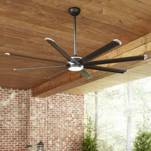 Load image into Gallery viewer, Stellar Custom 84 Inch LED Ceiling Fan in living room.
