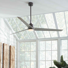 Load image into Gallery viewer, TriAire Custom LED Ceiling Fan in living room.
