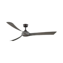 Load image into Gallery viewer, Wrap Custom 72 Inch Ceiling Fan in Matte Greige/Weathered Wood.
