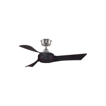 Load image into Gallery viewer, Wrap Custom Ceiling FanBrushed Nickel/Dark Walnut/44-Inch.
