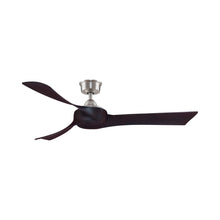 Load image into Gallery viewer, Wrap Custom Ceiling FanBrushed Nickel/Dark Walnut/56-Inch.
