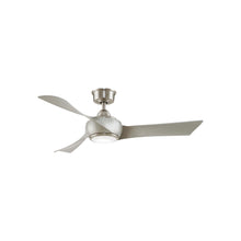Load image into Gallery viewer, Wrap Custom LED Ceiling Fan in Brushed Nickel/Brushed Nickel/48-Inch.
