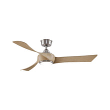 Load image into Gallery viewer, Wrap Custom LED Ceiling Fan in Brushed Nickel/Natural/52-Inch.
