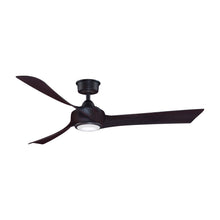 Load image into Gallery viewer, Wrap Custom LED Ceiling Fan in Dark Bronze/Dark Walnut/60-Inch.
