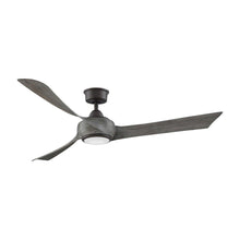 Load image into Gallery viewer, Wrap Custom LED Ceiling Fan in Matte Greige/Weathered Wood/60-Inch.
