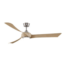 Load image into Gallery viewer, Wrap Custom LED Ceiling Fan in Brushed Nickel/Natural/64-Inch.
